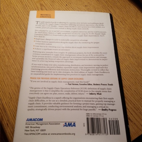 Supply & Chain Excellence: A Handbook For Dramatic Improvement | Hard Cover - Picture 2 of 3